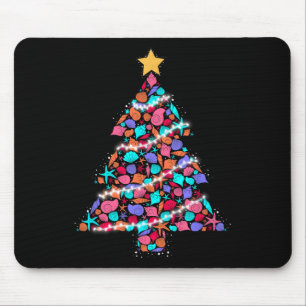 Tropical Christmas Tree Holiday Summer Christmas I Mouse Pad