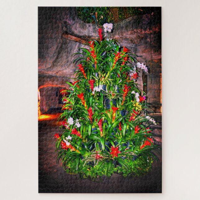 Tropical Christmas Tree Puzzle (Vertical)