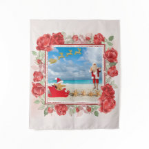 Tropical Christmas Wall Tapestry 