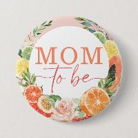 Tropical Citrus Bridal Shower Mum To Be