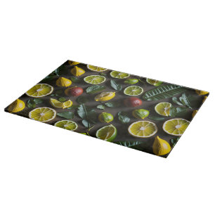 tropical citrus  cutting board