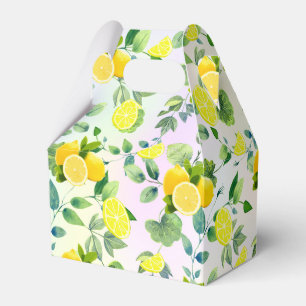 Tropical Citrus summer fresh Orange lemon Slice Favour Box