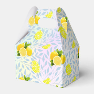 Tropical Citrus summer fresh Orange lemon Slice Favour Box