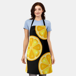 TROPICAL Citrus SUMMER FRUIT Orange lemons Slice Apron