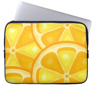 TROPICAL Citrus SUMMER FRUIT Orange lemons Slice Laptop Sleeve
