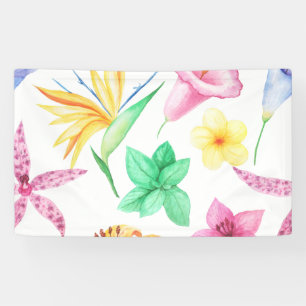 Tropical City Art Banner