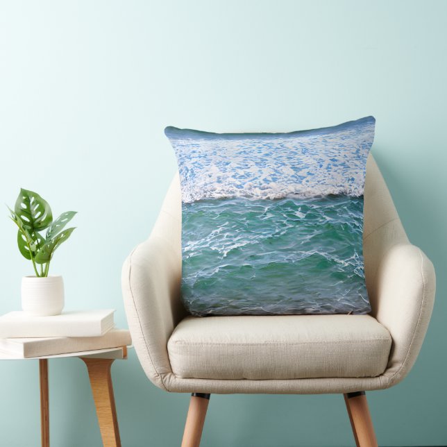 Tropical Clear Ocean Cushion (Chair)