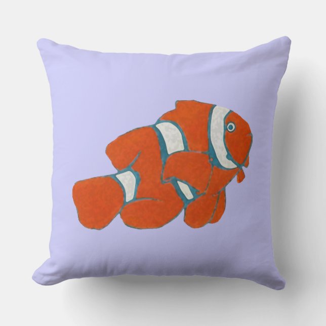 Tropical Clown Fish Cushion (Front)