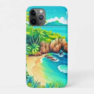 Tropical Coast Bliss Design iPhone 11 Pro Case
