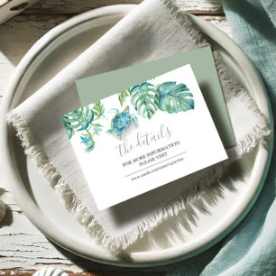 Tropical Coastal Sea Turtle Guest Details Insert