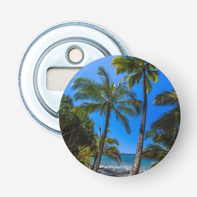 Tropical coastline 2 bottle opener (Front)