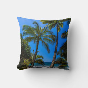 Tropical coastline 2 cushion