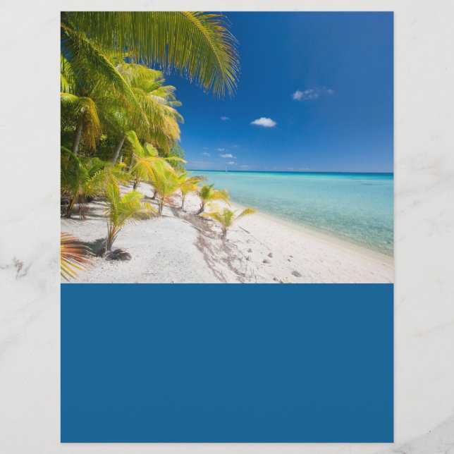 Tropical coastline flyer (Front)