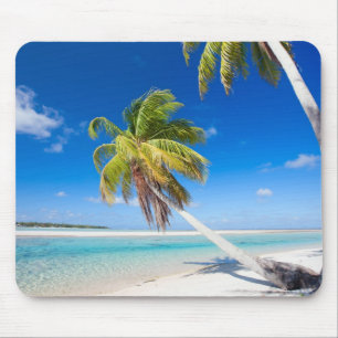Tropical coastline mouse pad