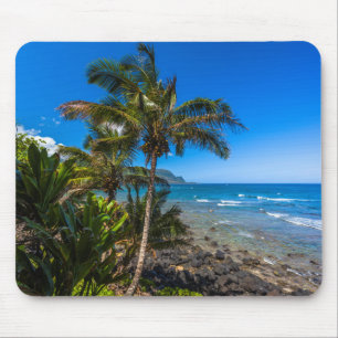 Tropical coastline mouse pad
