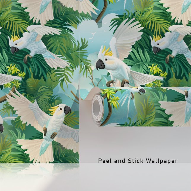 Tropical Cockatoos in Paradise  Wallpaper (Creator Uploaded)