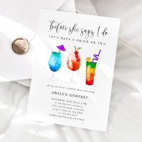 Tropical Cocktails Bridal Shower