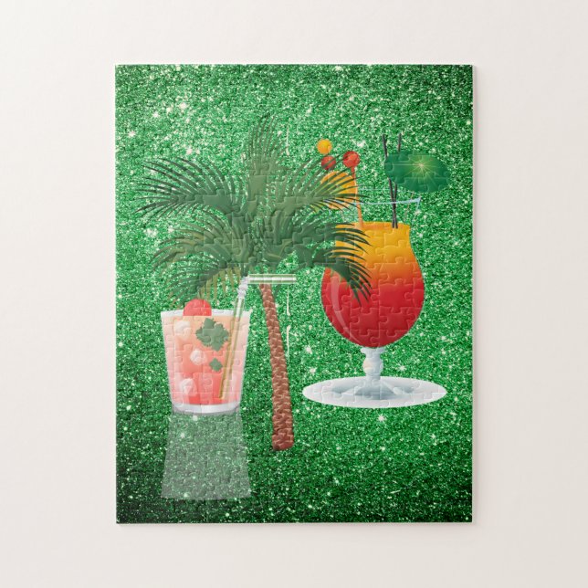 Tropical Cocktails Jigsaw Puzzle (Vertical)