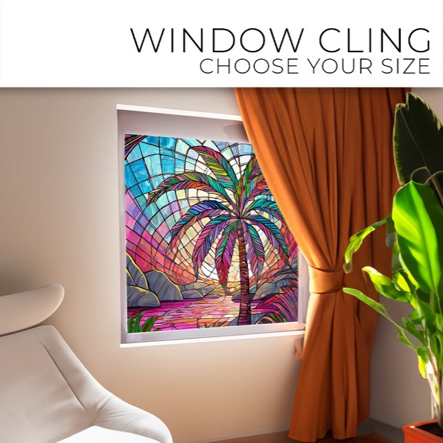 Tropical Coco palm Stained glass art (Creator Uploaded)