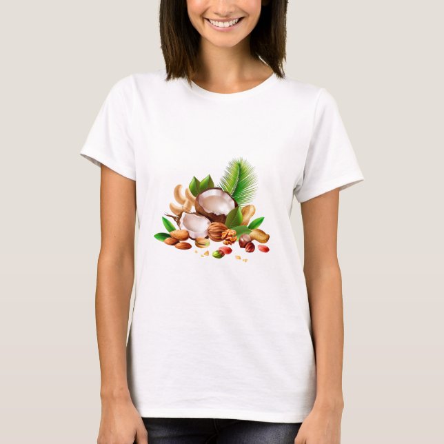 Tropical Coconut T-Shirt (Front)