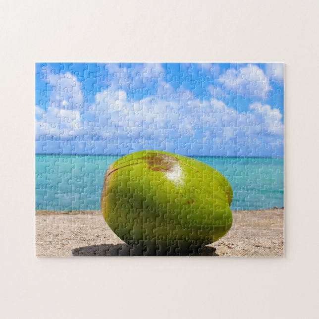 Tropical Coconuts Guam. Jigsaw Puzzle (Horizontal)