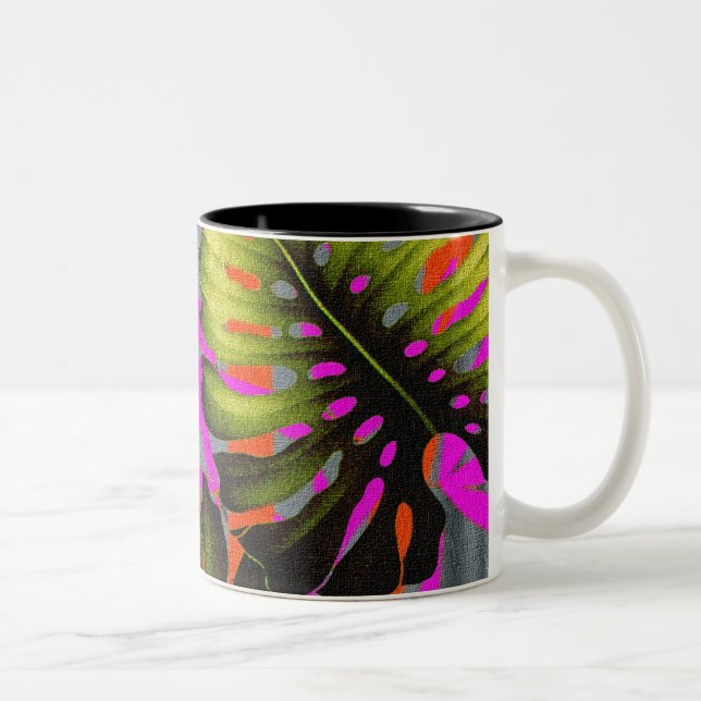 Tropical Colour  Storm Two-Tone Coffee Mug (Right)