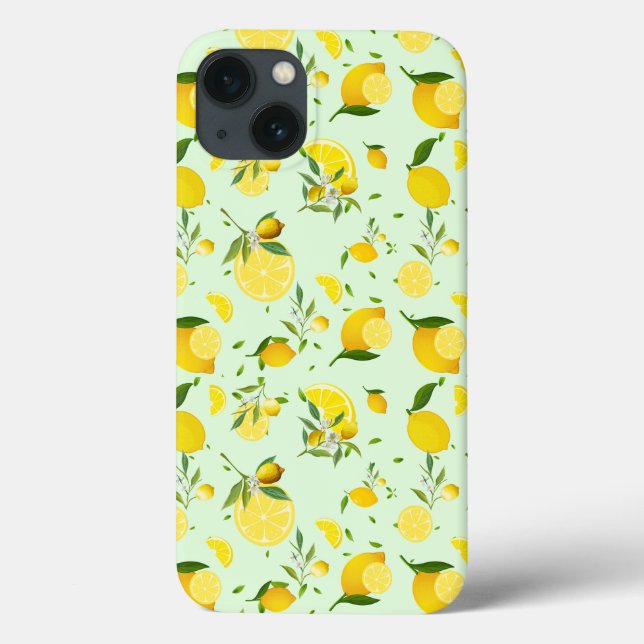 Tropical colourful Citrus SUMMER Orange lemon Slic Case-Mate iPhone Case (Back)