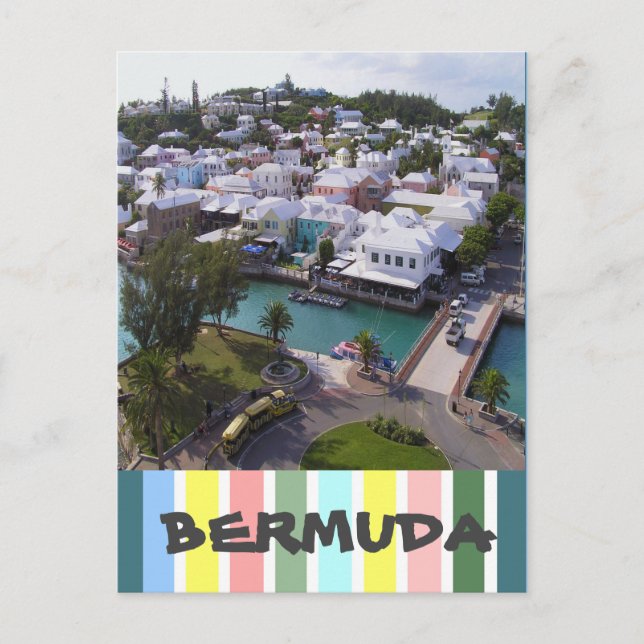 Tropical Colours of Bermuda Postcard (Front)