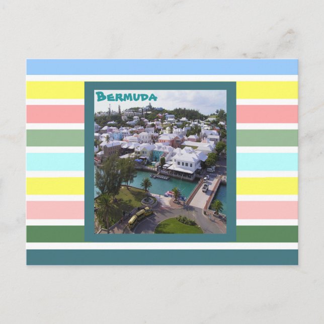 Tropical Colours of Bermuda Postcard (Front)