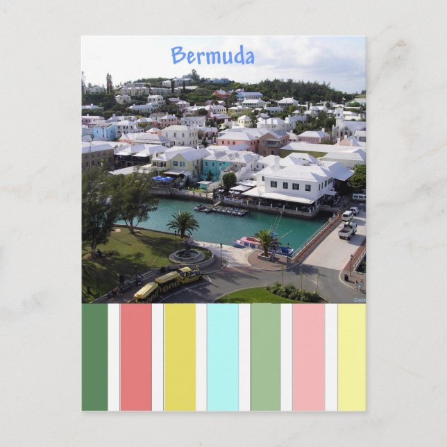 Tropical Colours of Bermuda Postcard (Front)