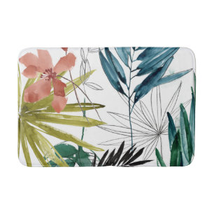 Tropical Composition Bath Mat