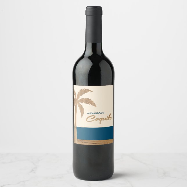 Tropical Coquito Food and Beverage Label Set (Front)