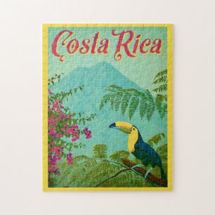 Tropical Costa Rica Postcard Jigsaw Puzzle