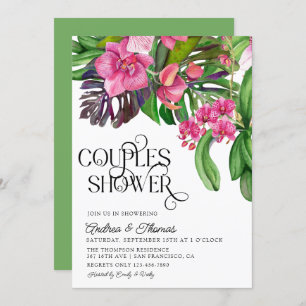 Tropical Couples Shower Invitation