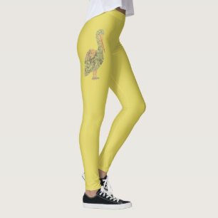 Tropical Crane Leggings