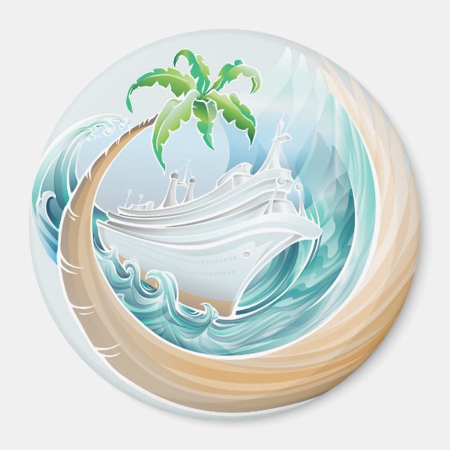Tropical Cruise Magnet (Front)