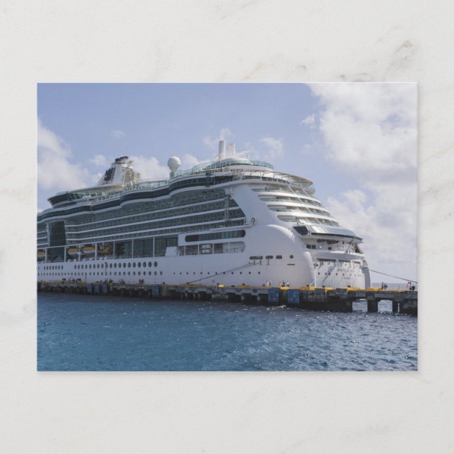 Tropical Cruise Ship Postcard (Front)