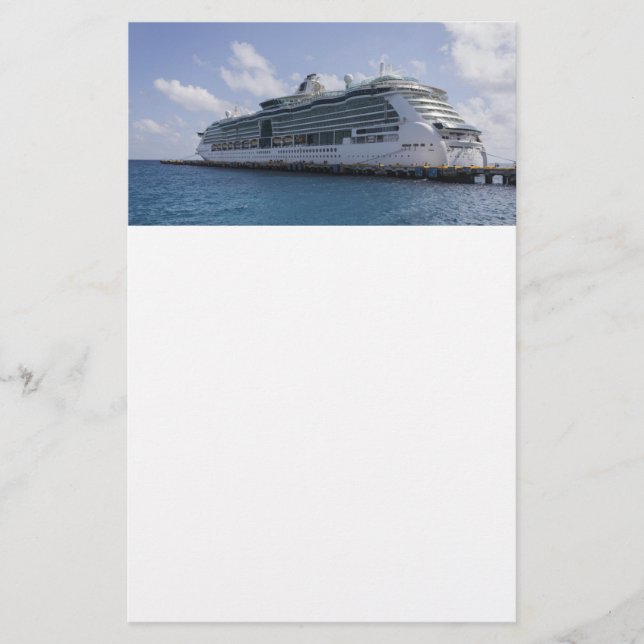 Tropical Cruise Ship Stationery (Front)