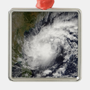 Tropical Cyclone Baaz Metal Ornament