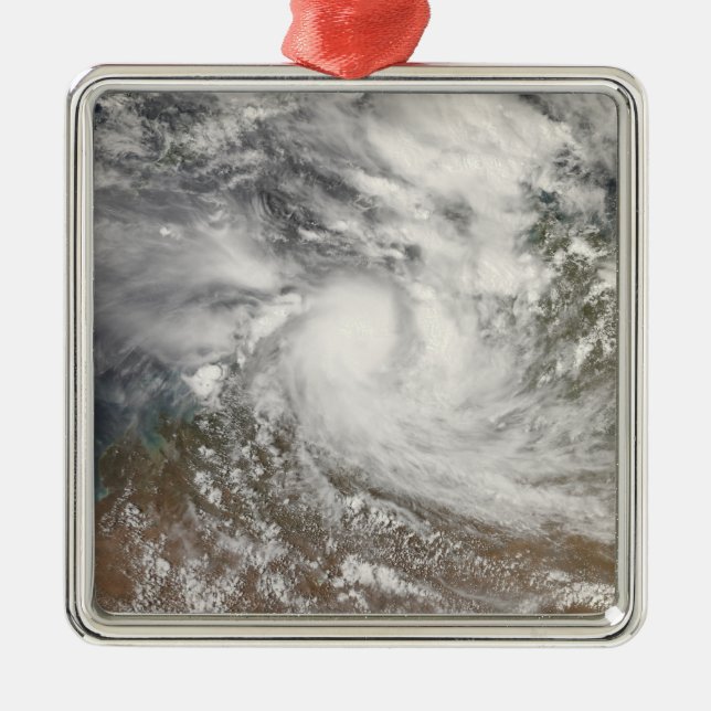 Tropical Cyclone Billy Metal Ornament (Front)