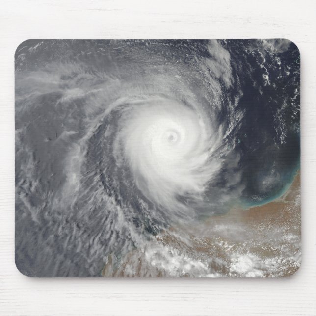 Tropical Cyclone Billy off Australia Mouse Pad (Front)