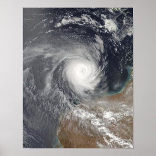 Tropical Cyclone Billy off Australia Poster