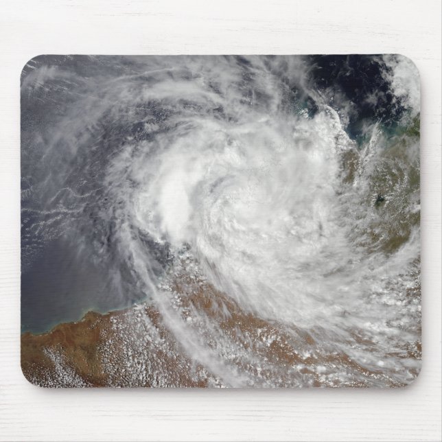 Tropical Cyclone Billy over Australia Mouse Pad (Front)