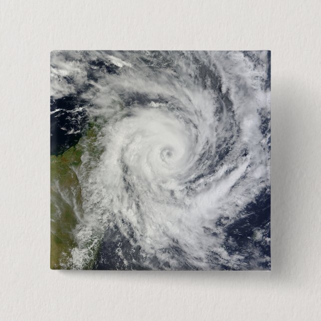 Tropical Cyclone Bingiza 15 Cm Square Badge (Front)