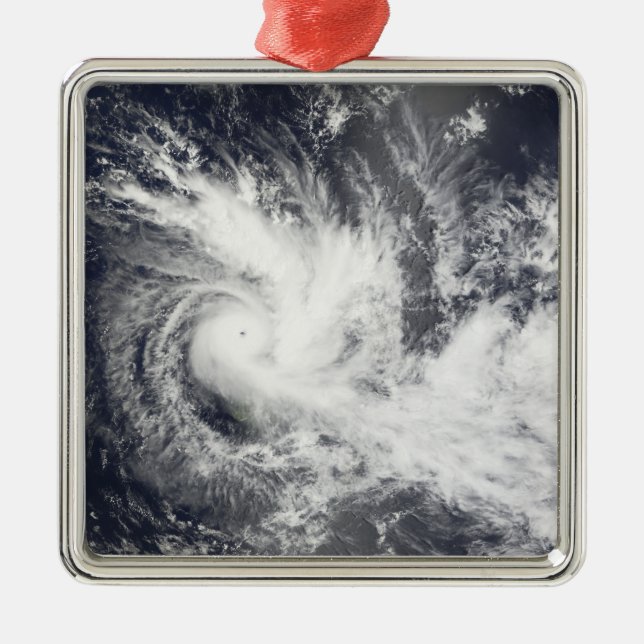 Tropical Cyclone Daman Metal Ornament (Front)