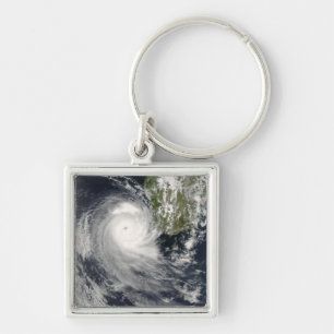 Tropical Cyclone Favio off Madagascar Key Ring