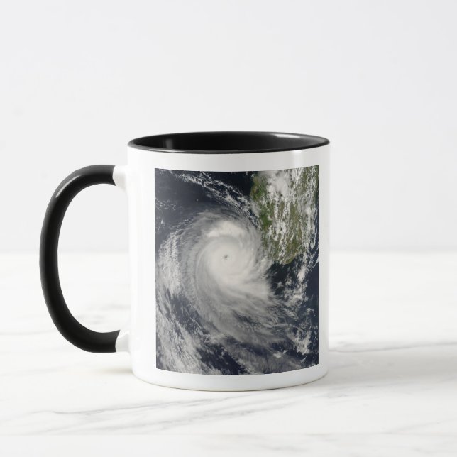 Tropical Cyclone Favio off Madagascar Mug (Left)