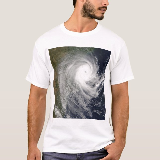 Tropical Cyclone Favio over Mozambique T-Shirt (Front)