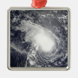 Tropical Cyclone Gael approaching Madagascar Metal Ornament