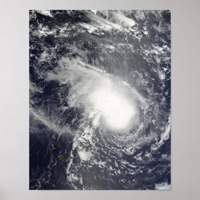 Tropical Cyclone Gael approaching Madagascar Poster (Front)